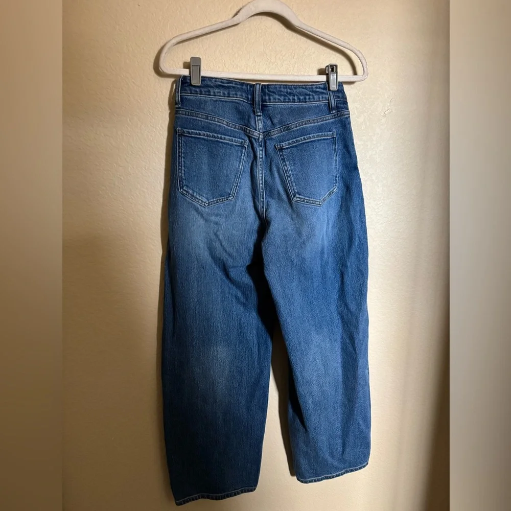 Quince Bella Stretch Barrel Jeans Size 27 in Atlantic Blue - Picture 8 of 11